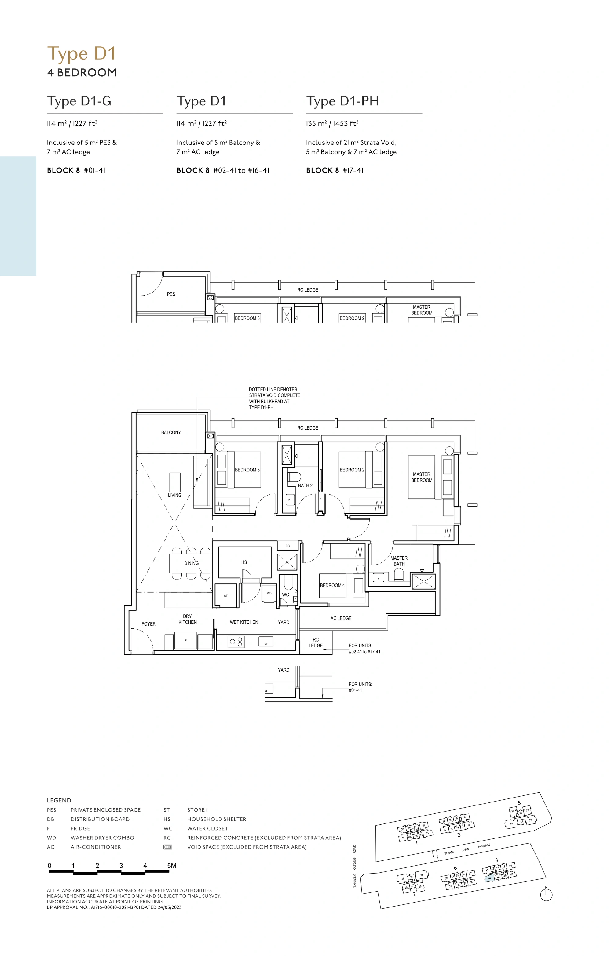 4 Bedroom floorplan at The Continuum